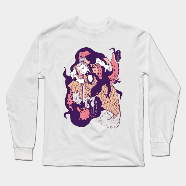 TOKAGE MERMAN Long Sleeve T-Shirt by miacomart